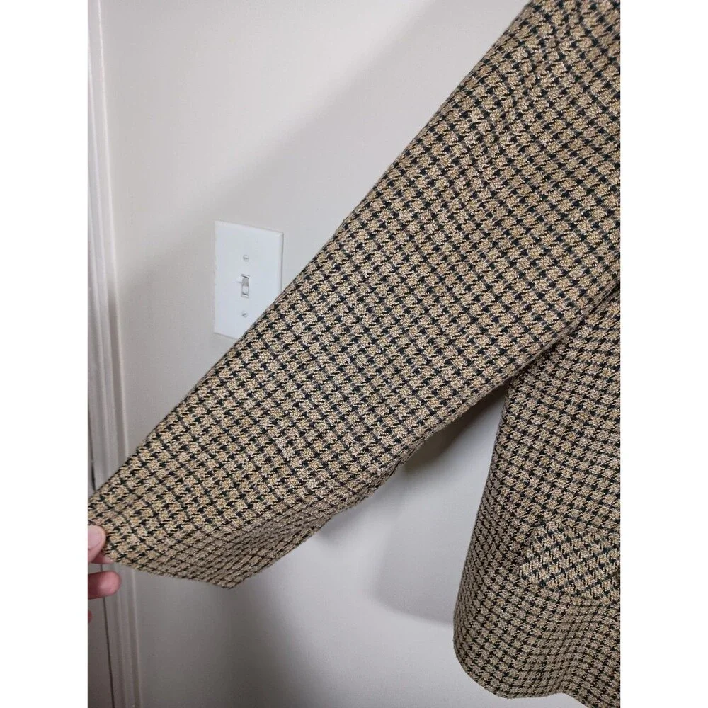 Vintage Maggie McNaughton Plaid Tweed Skirt Blazer Suit Womens Plus Size 20W